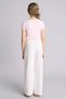 100% Cotton Wide Leg Straight Leg Gabardine Trousers for Girls G0604A826Sm - 5
