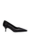 Black Genuine Leather Stiletto - 3