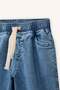 Elastic Waist Jean Trousers for Baby Boy G7555A526Sp - 2