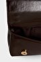 Women's Faux Leather Baguette Bag F1240Axns - 4