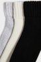 Women's 3-Pack Cotton Towel Socks H2521Axns - 4