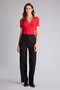 Slim Fit Polo Collar Ribbed Camisole Short Sleeve Polo T-Shirt E5786Ax26Sp - 2