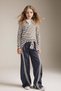 Slim Fit Ribbed Striped Camisole Polo T-Shirt Girls G0874A826Sp - 2