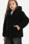 Water Repellent Hooded Zippered Snap Fastener Quilted Puffer Coat Girls A0839A825Au - 3
