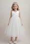 Girl's Glittering Tulle Evening Dress – Flower Girl, Wedding & Special Occasion Dress