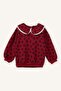 Lace Collar Detailed Floral Sweatshirt for Baby Girl G8153A526Sp