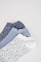 Women's 3-Pack Cotton Booties Socks Z7536Azns - 5