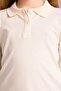 Slim Fit Polo Collar Ribbed Camisole T-Shirt for Girls G0873A826Sp - 5