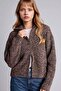 Oversized Hooded Zippered Cardigan G6033Ax25Wn