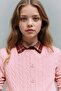 Crew Neck Cardigan for Girls G6979A826Sp - 4
