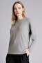 Relax Fit Crew Neck Stone Printed Long Sleeve T-Shirt H1203Ax26Sp - 3