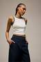 Standard Fit Crew Neck Ribbed Sports Athlete Undershirt G8332Ax26Sp