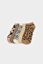 Women's Leopard Patterned 5-Piece Cotton Booties Socks G3569Axns
