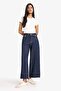 100% Cotton High Waist Cropped Jean Trousers G5828Ax26Sp