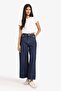 100% Cotton High Waist Cropped Jean Trousers G5828Ax26Sp - 2