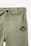 100% Cotton Dinosaur Printed Gabardine Trousers for Baby Boy G6693A526Sp - 5