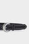 Women's Animal Print Oval Buckle Faux Leather Casual Belt G7337Axns - 2