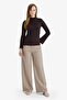 Slim Fit Ribbed Camisole Long Sleeve T-Shirt F7136Ax26Sp - 2