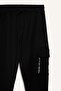بنطلون رياضي بخصر مطاطي من Jogger Fit G9128AX25WN - 7