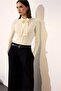 Fitted Bow Collar Knit Sweater G8671AX26SP - 2