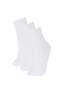 Women's Comfortable Elastic 3-Piece Cotton Sock Socks F2806Axns
