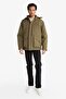 Warm Waterproof Slim Fit Hooded Coat F5690Ax25Wn - 2