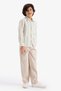 100% Cotton Barrel Fit Straight Leg Gabardine Trousers for Boys G8336A826Sp - 3