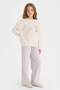 Girl's 2-Piece Set Printed Sweatshirt Sweatpants G5571A825Wn - 2