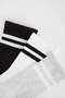Women's 3-Piece Cotton Long Socks B8838Axns - 5