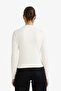 Cotton Slim Fit Half Turtleneck Ribbed Long Sleeve T-Shirt G7701Ax25Wn - 5