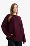 Loose Fit Crew Neck Knitwear Sweater Tunic G7239Ax25Cw - 3
