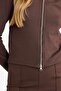Slim Fit Slim Fit Hooded Modal Zippered Sweatshirt F7651Ax25Au - 4