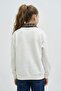 Overshirt Fit Printed Soft Fleece Inside Sweatshirt for Girls G6416A825Wn - 4