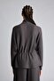 Stretch Fabric Standard Fit Stand Collar Zippered Modal Cardigan G6807Ax25Wn - 5