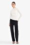 Straight Mid Waist Pipe Leg Jean Trousers G5709Ax25Cw