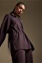 Ultra Soft Long Fit High Neck Modal Sports Sweatshirt F9065Ax26Sp - 3