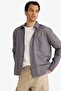 100% Cotton Boxy Fit Printed Long Sleeve Shirt G6660Ax25Wn - 3
