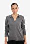 Regular Fit Polo Collar Knit Sweater F0405AX25WN