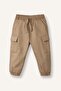 100% Cotton Cargo Fit Jogger Gabardine Trousers for Baby Boy G6429A526Sp