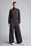 Stretch Fabric Standard Fit Stand Collar Zippered Modal Cardigan G6807Ax25Wn - 2