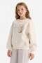 Girl's 2-Piece Set Printed Sweatshirt Sweatpants G5571A825Wn - 3