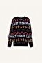 Christmas Themed Standard Fit Knitwear Sweater G1041Ax25Wn - 4
