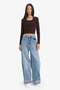 Halter Neck Layered Ribbed Long Sleeve T-Shirt G3668Ax25Wn - 2