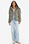 Water Repellent Regular Fit Hooded Zippered Inflatable Coat F2143Ax25Wn - 2