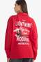 Cars Oversized Wide Fit Polo Neck Back Printed Sweatshirt F8916Ax25Au