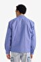 100% Cotton Boxy Fit Striped Long Sleeve Shirt G6194Ax25Wn - 5