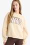 سويت شيرت مطبوع برقبة دائرية ومقاس عادي G5491AX25CW