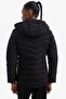 Windproof Water Repellent Regular Fit Hooded Inflatable Coat with Zipper Pockets E9253Ax25Au - 4