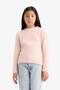 Crew Neck Knitwear Sweater for Girls Y2640A625Wn - 5
