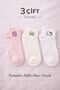 3-Pack of Women's Socks with Embroidered Figures (Cotton)